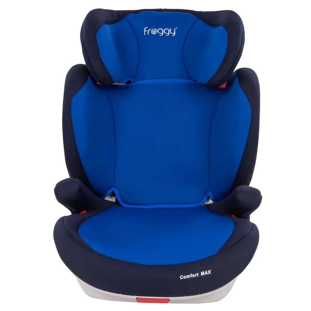 Froggy® Autokindersitz Mit ISOFIX Gruppe II/III + Sicherheitsnorm ECE R44/04 + 5-Punkte-Sicherheitsgurt Verstellbare Kopfstütze+Rückenlehne Blau 2 Froggy® Autokindersitz Mit ISOFIX Gruppe II/III + Sicherheitsnorm ECE R44/04 + 5-Punkte-Sicherheitsgurt Verstellbare Kopfstütze+Rückenlehne Blau – Bild 2