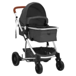 VidaXL 3-in-1-Kinderwagen Dunkelgrau Aluminium 11 VidaXL 3-in-1-Kinderwagen Dunkelgrau Aluminium -Babyprodukte Geschäft e7dd2a8deebddbaa25a7c7fadfc623b2