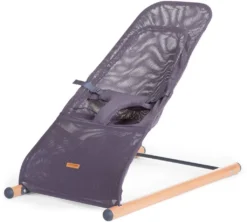 Childhome Evolux Bouncer Babywippe Natur Anthrazit