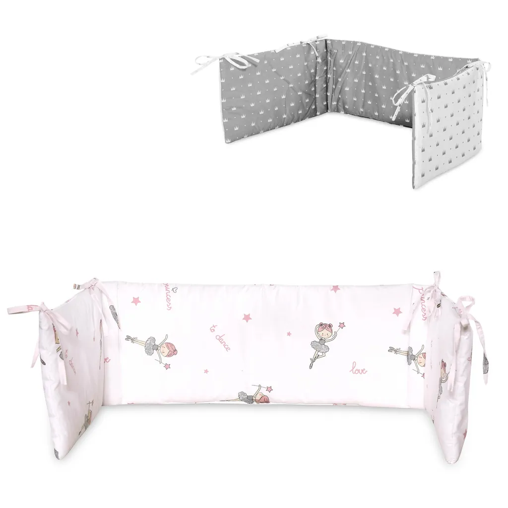 Lorelli Babybett-Nestchen L 145 X B 27 Cm, Bettumrandung Aus 100% Baumwolle Weiß 2 Lorelli Babybett-Nestchen L 145 X B 27 Cm, Bettumrandung Aus 100% Baumwolle Weiß – Bild 2