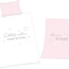 Kleiner Schatz -Bettwäsche-Set Flanell Und Decke Herding, Rosa