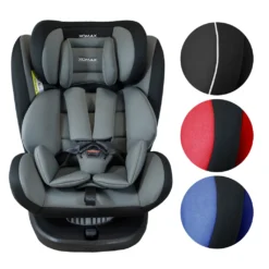 XOMAX 916 Auto Kindersitz Mit 360° Drehfunktion Und ISOFIX Für Kinder Von 0 - 36 Kg (Klasse 0, I, II, III) Farbe Schwarz/Grau -Babyprodukte Geschäft ebc82d15f4d81b658b0ba2c8763b547c