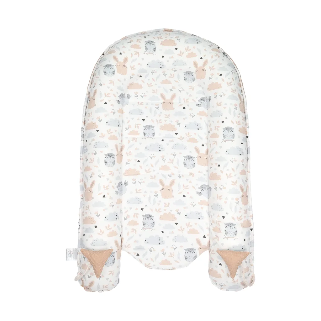 Babynestchen Set Neugeborene 90x50 Cm Waffelbaumwolle - Kuschelnest Baby Nestchen 5-teilig Kokon Eule Braun 6 Babynestchen Set Neugeborene 90x50 Cm Waffelbaumwolle - Kuschelnest Baby Nestchen 5-teilig Kokon Eule Braun – Bild 6