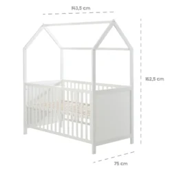 Roba Hausbett 70 X 140 Cm, Kombi-Kinderbett In Hausoptik, Weiß, 3-fach Verstellbar, Schlupfstäbe, Umbaubar Zum Juniorbett 15 Roba Hausbett 70 X 140 Cm, Kombi-Kinderbett In Hausoptik, Weiß, 3-fach Verstellbar, Schlupfstäbe, Umbaubar Zum Juniorbett -Babyprodukte Geschäft ee310b16229086fa6ade03c0bc4e0ce5