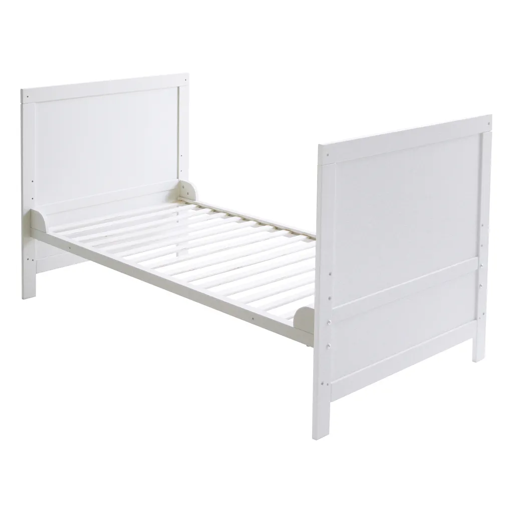 Roba Kombi-Kinderbettset 'Sterne Grau', 70x140 Cm, Weiß, Umbaubar Zum Juniorbett 4 Roba Kombi-Kinderbettset 'Sterne Grau', 70x140 Cm, Weiß, Umbaubar Zum Juniorbett – Bild 4