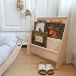 MAMOI® Bücherregal Für Kinder, Bücherkiste Für Kinderzimmer, Book Shelf, Buchregal, Wandregal Kinderregal, Kinderbücherregal, Bücherbank Aus Holz Für Kleinkind, Kindermöbel Für Kleines Kind -Babyprodukte Geschäft f044c7aeaec78f79797b7f9951825d56