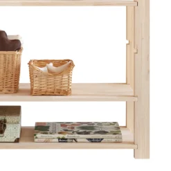 Selsey Kinderregal JAFARI - Standregal In Hausform Aus Kiefernholz Mit 3 Ablagen, Ca. 126x113x40 Cm -Babyprodukte Geschäft f09814059cd9d06a78314fe2d2a0f537