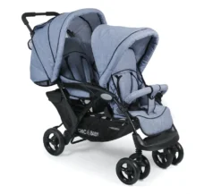 Chic 4 Baby Geschwisterwagen Duo Kinderwagen Jeans Hellblau