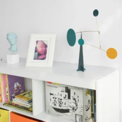 SoBuy KMB26-W Kinder Bücherregal Kinderregal Mit 5 Ablagefächern Und 3 Stoffboxen Spielzeugregal Aufbewahrungsregal Für Kinder Spielzeug-Organizer Weiß 12 SoBuy KMB26-W Kinder Bücherregal Kinderregal Mit 5 Ablagefächern Und 3 Stoffboxen Spielzeugregal Aufbewahrungsregal Für Kinder Spielzeug-Organizer Weiß -Babyprodukte Geschäft f97c26cd28cdba56a9f16bc1075e5609