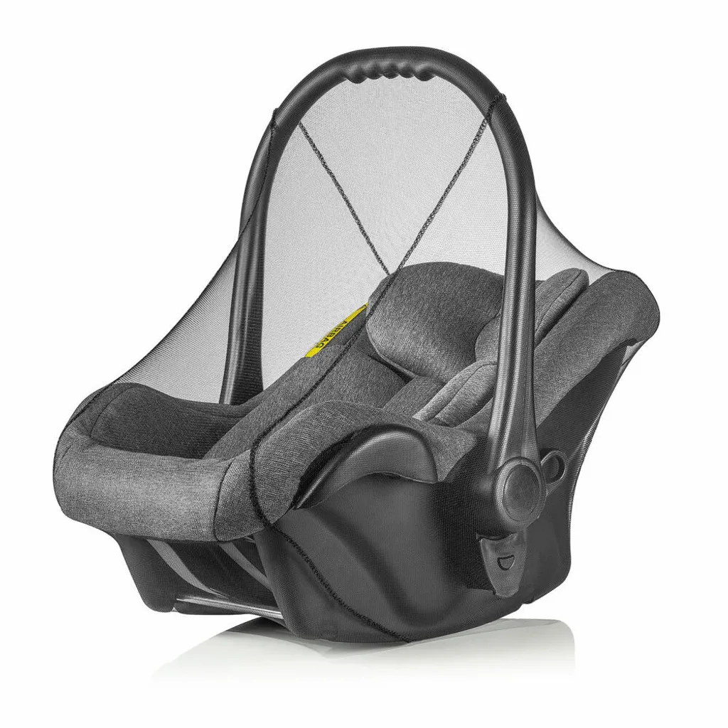 Reer BiteSafe Insektenschutz Für Babyschale, Moskitonetz, Mückennetz, Fliegennetz, Polyester, Schwarz, 87011